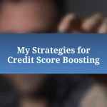 My Strategies for Credit Score Boosting